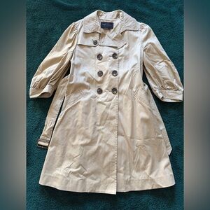 BCBGMaxAzria Light Tan Trench Coat